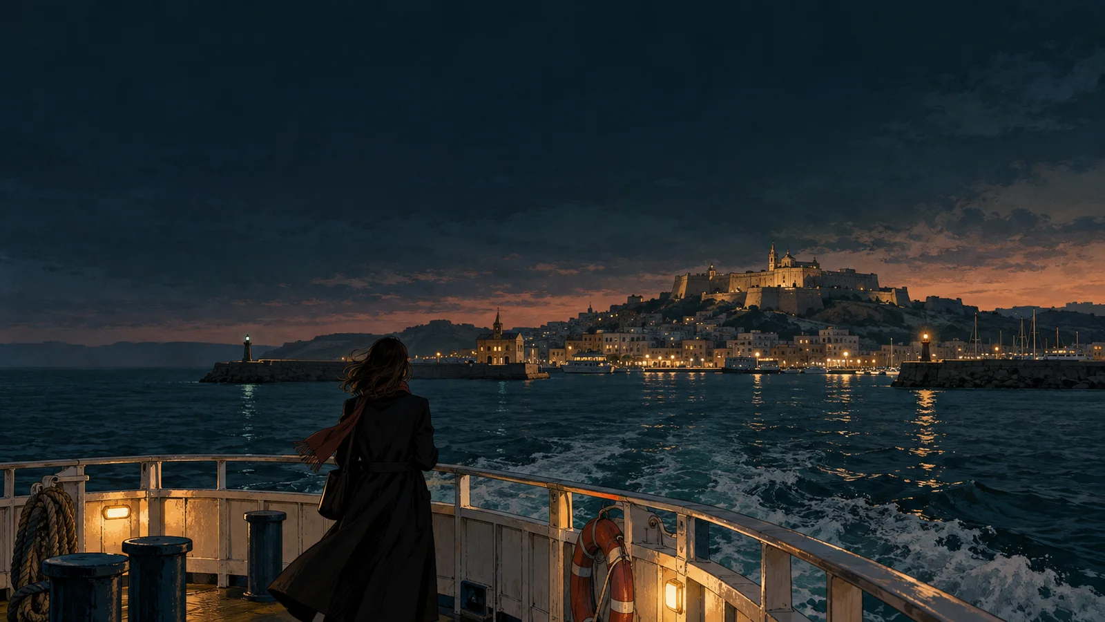 A fictional traveller on the journey to Gozo