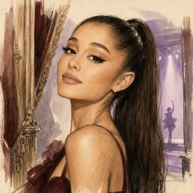 Illustration of Ariana Grande