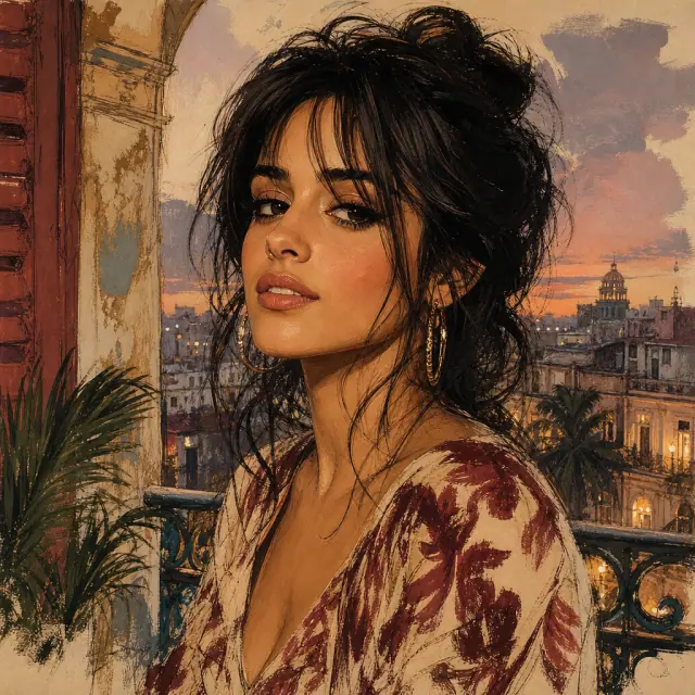 Illustration of Camila Cabello