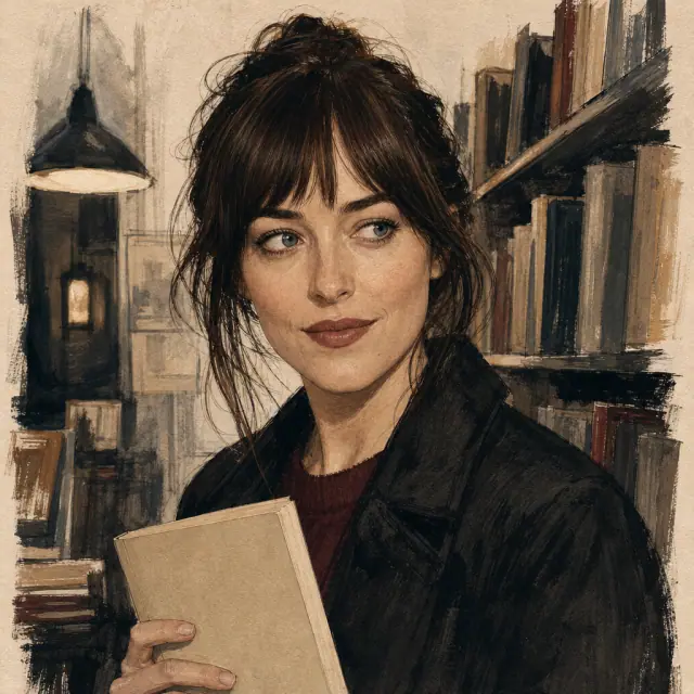 Illustration of Dakota Johnson