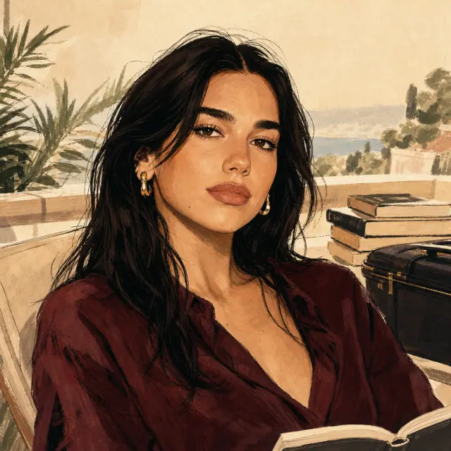 Illustration of Dua Lipa
