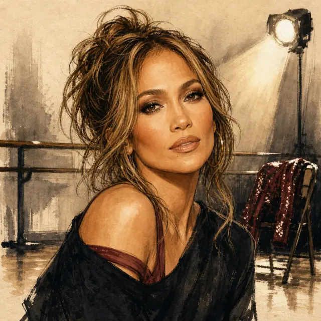 Illustration of Jennifer Lopez