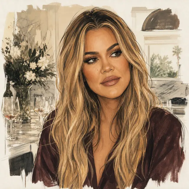Illustration of Khloé Kardashian