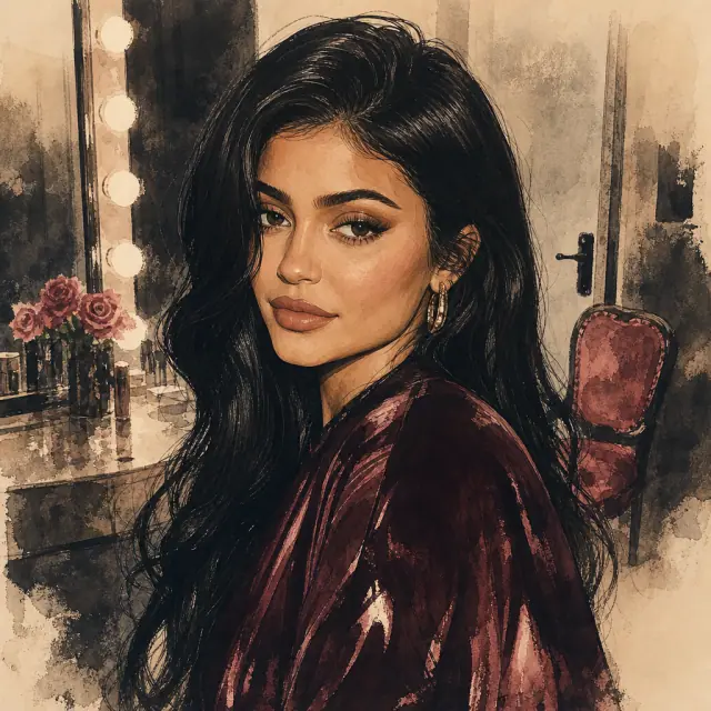Illustration of Kylie Jenner