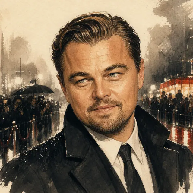 Illustration of Leonardo DiCaprio