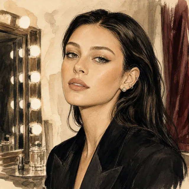 Illustration of Nicola Peltz Beckham