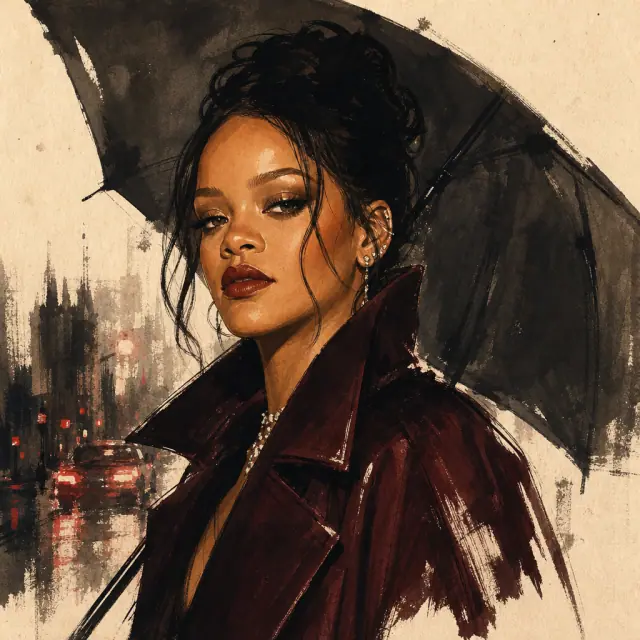 Illustration of Rihanna
