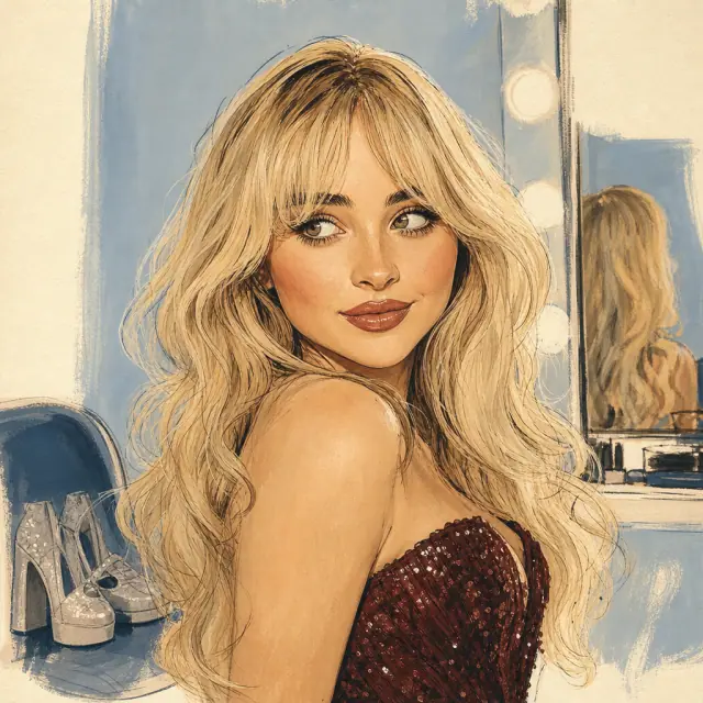 Illustration of Sabrina Carpenter