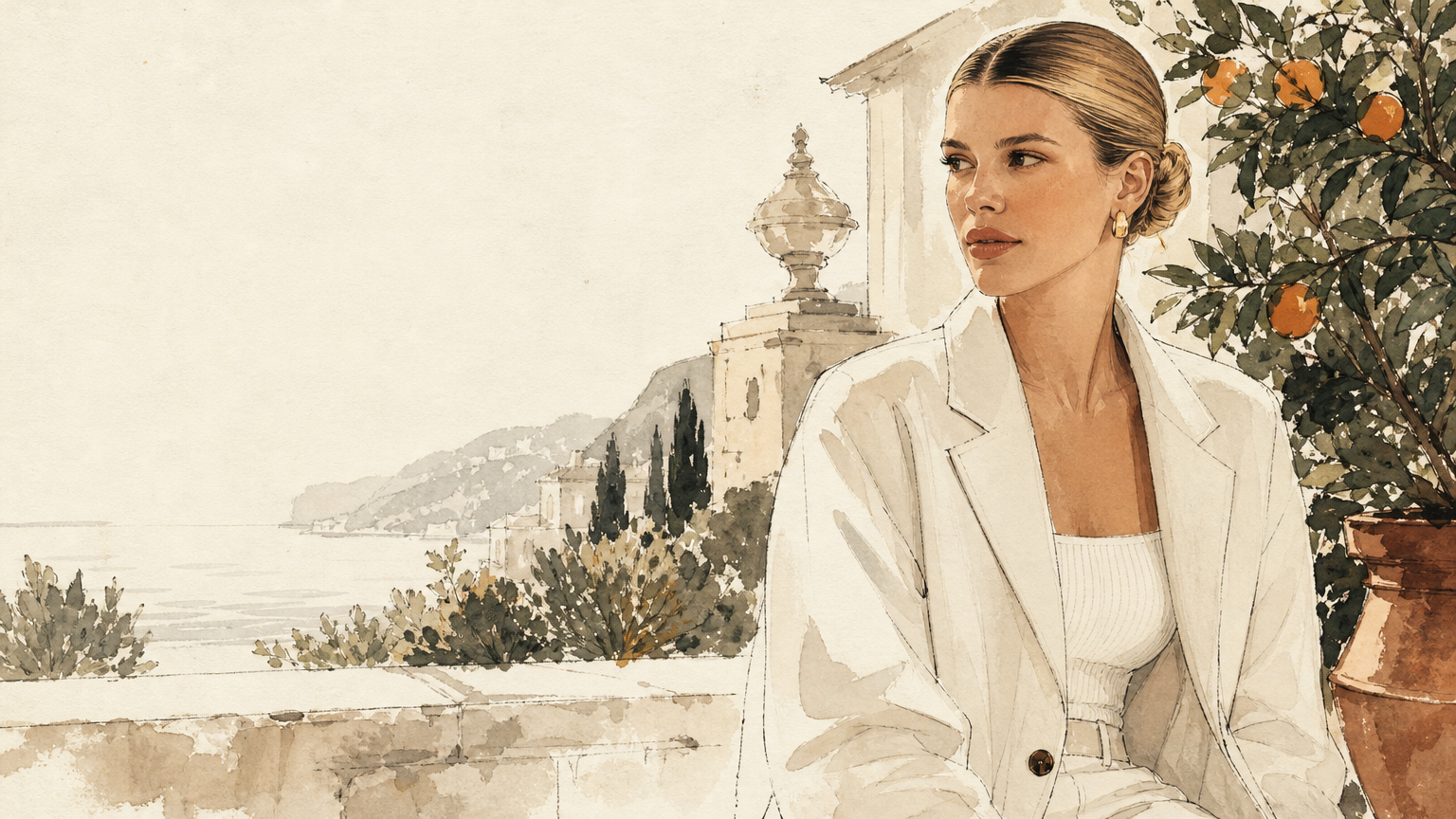 Illustration of Sofia Richie Grainge