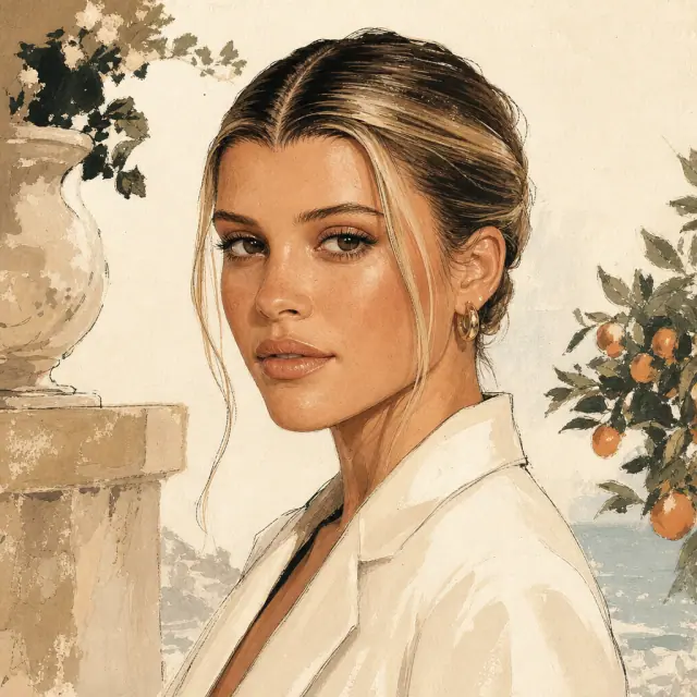 Illustration of Sofia Richie Grainge