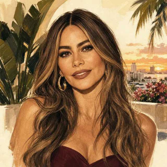 Illustration of Sofía Vergara