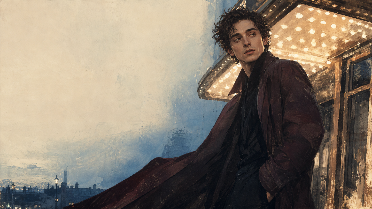 Illustration of Timothée Chalamet