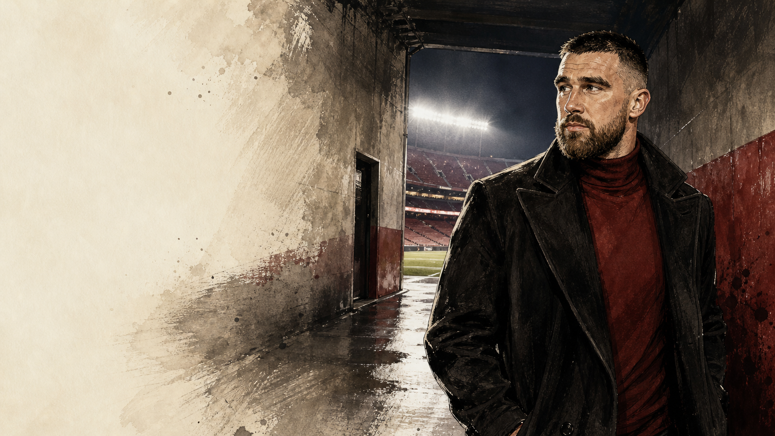 Illustration of Travis Kelce