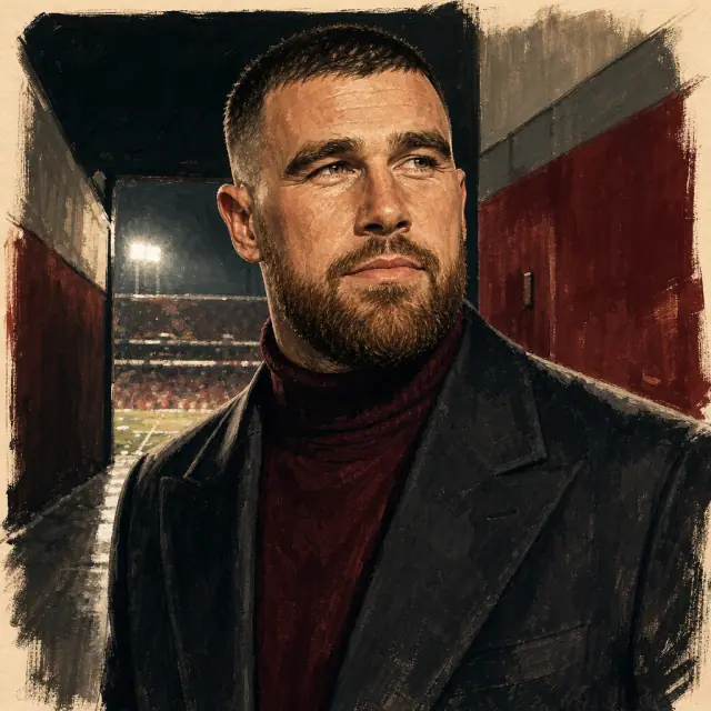 Illustration of Travis Kelce