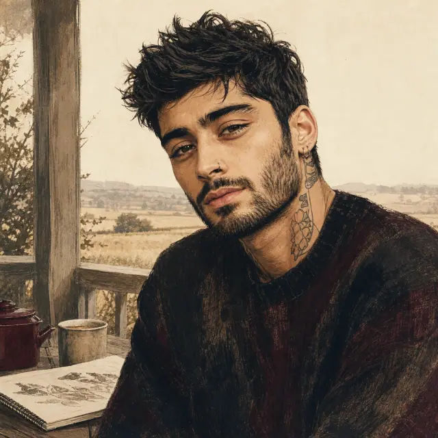 Illustration of Zayn Malik