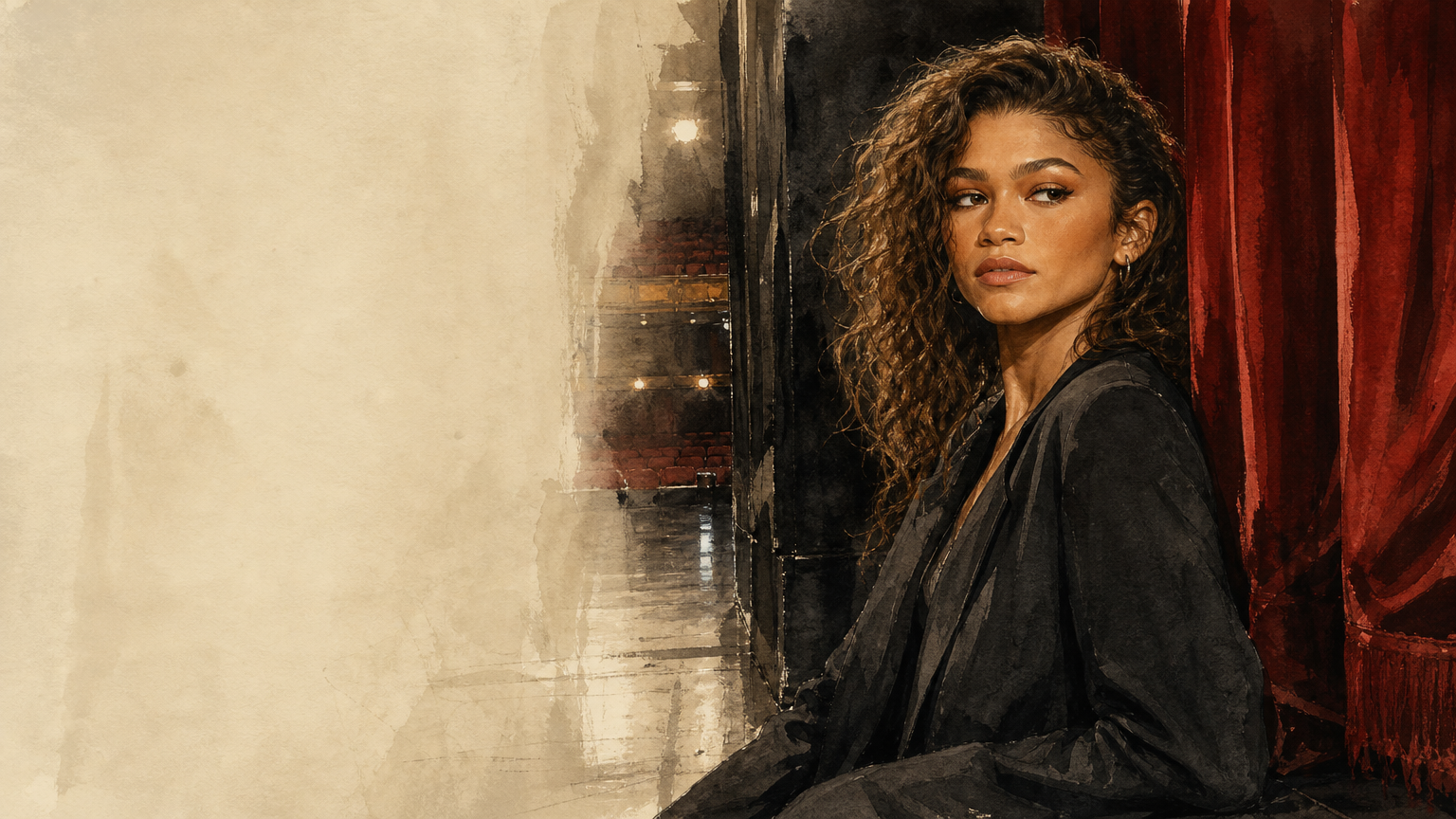 Illustration of Zendaya