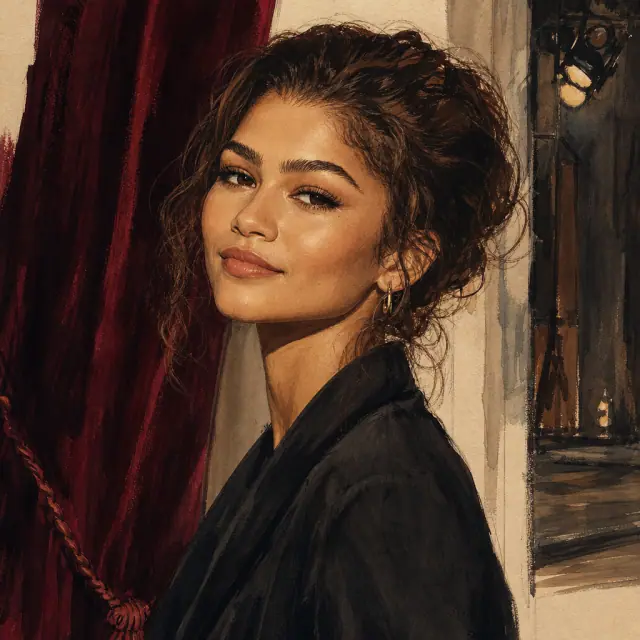 Illustration of Zendaya