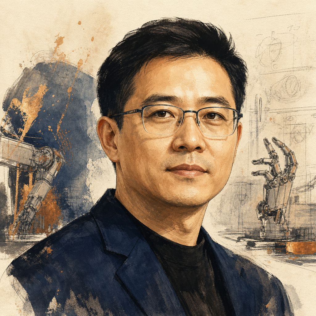 Editorial illustration of Peng Zhihui
