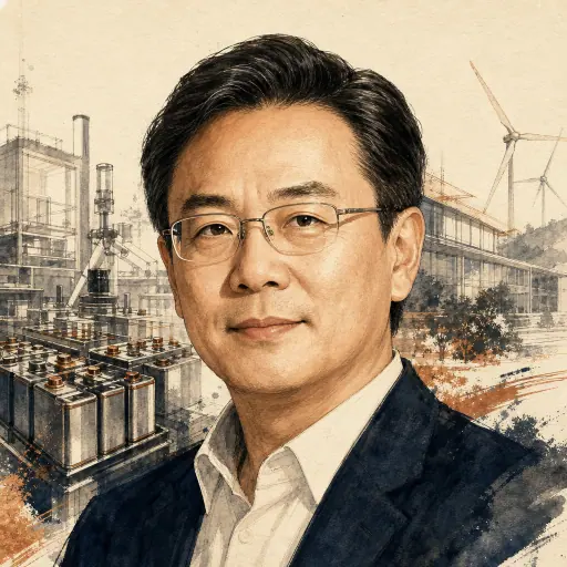 Editorial illustration of Robin Zeng