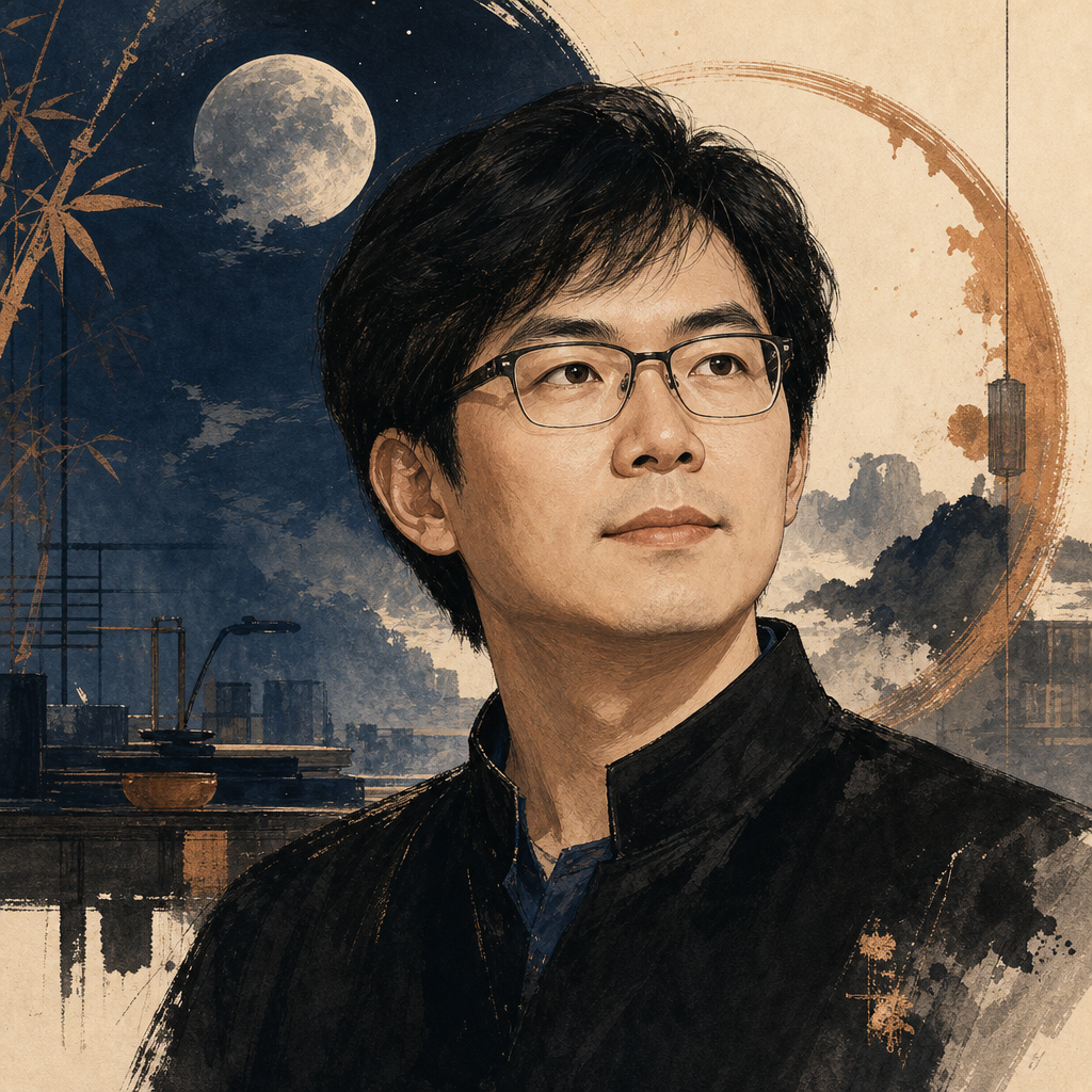 Editorial illustration of Yang Zhilin